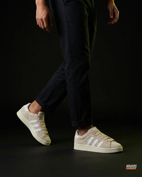 AD 00 Suede Panelled Terrace Trainer Beige White