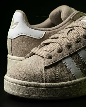 AD 00 Suede Rope-Lace Terrace Trainer Beige White