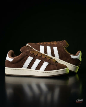 AD 00 Suede Rope-Lace Terrace Trainer Brown White