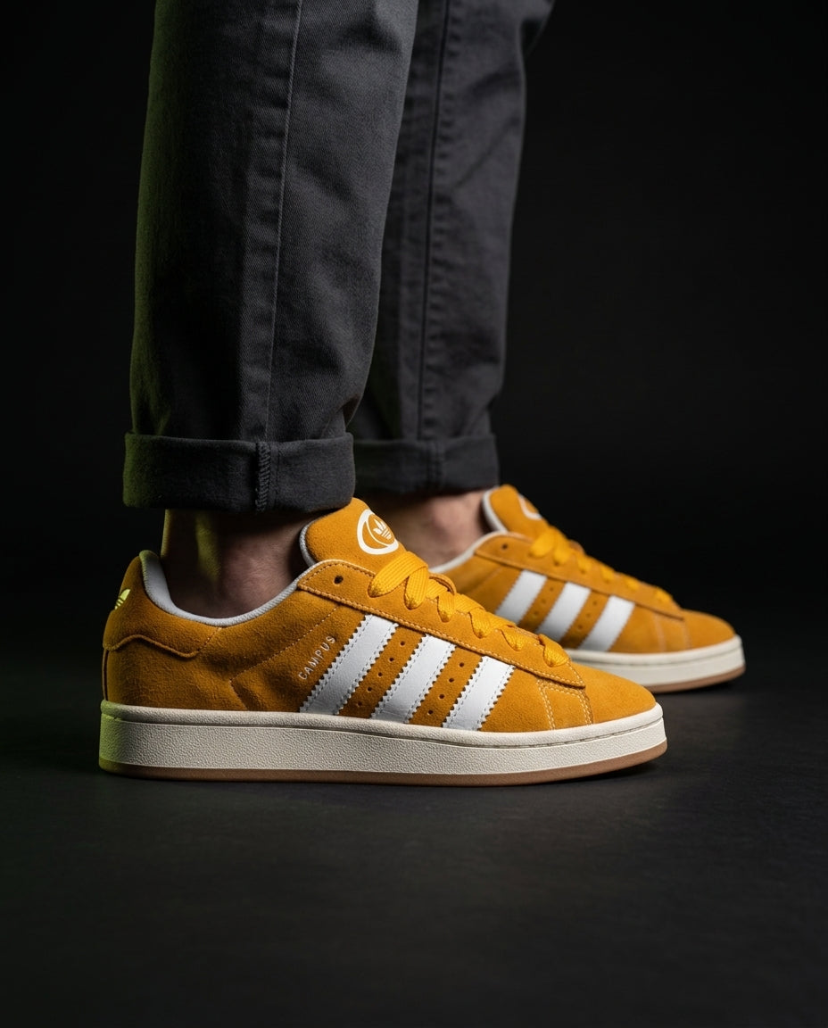 AD 00 Suede Rope-Lace Terrace Trainer Mesa Cream Gum