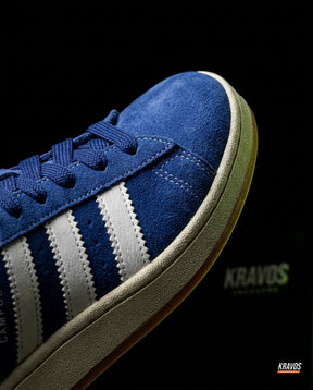AD 00 Suede Rope-Lace Terrace Trainer Navy White Gum