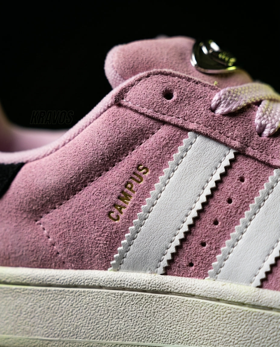 AD 00 Suede Rope-Lace Terrace Trainer Pink White