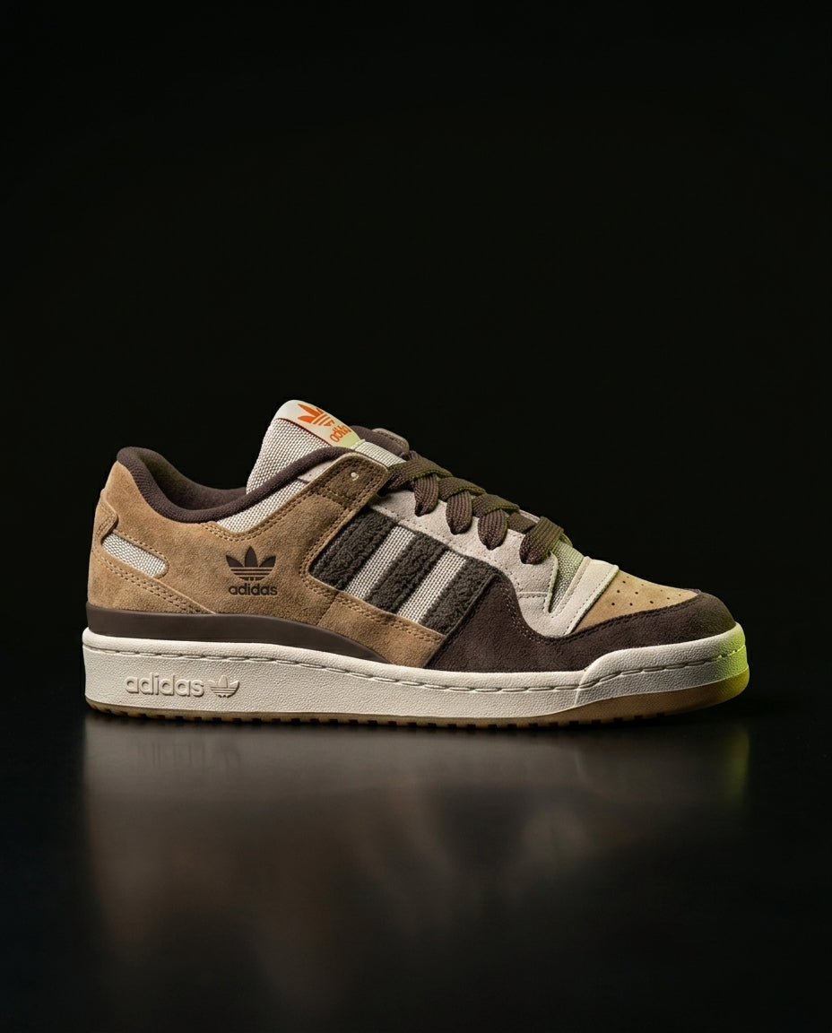 AD 84 Suede Panelled Court Trainer