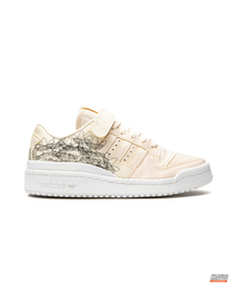 AD 84 Suede Strap Court Trainer Cream White #creamwhite