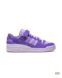 AD 84 Suede Strap Court Trainer Purple White #purplewhite