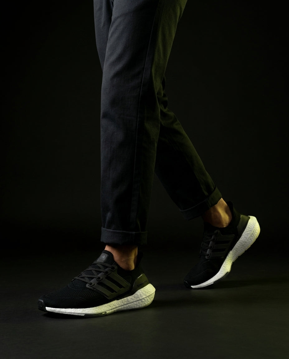 AD Knit Cage-Overlay Running Trainer