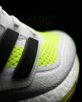AD Knit Cage-Overlay Running Trainer White Volt Black