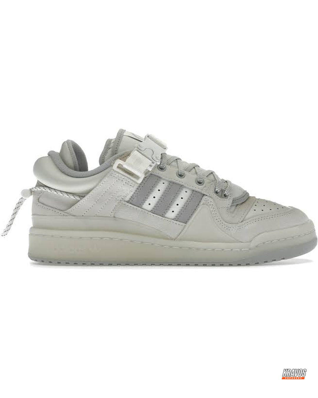 AD Leather Buckle-Strap Court Trainer