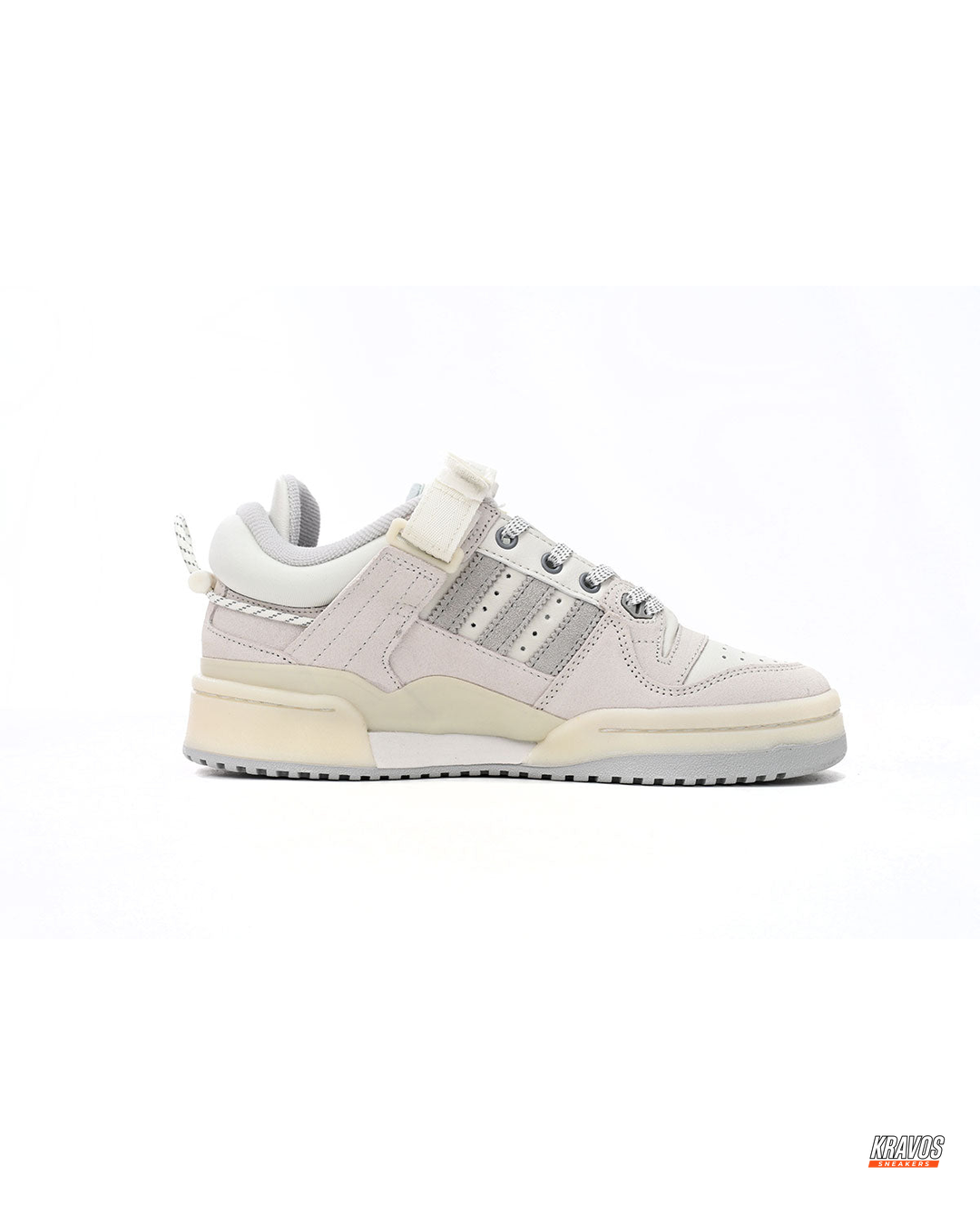 AD Leather Buckle-Strap Court Trainer