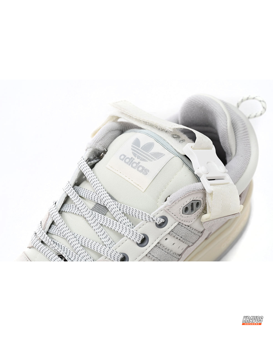 AD Leather Buckle-Strap Court Trainer
