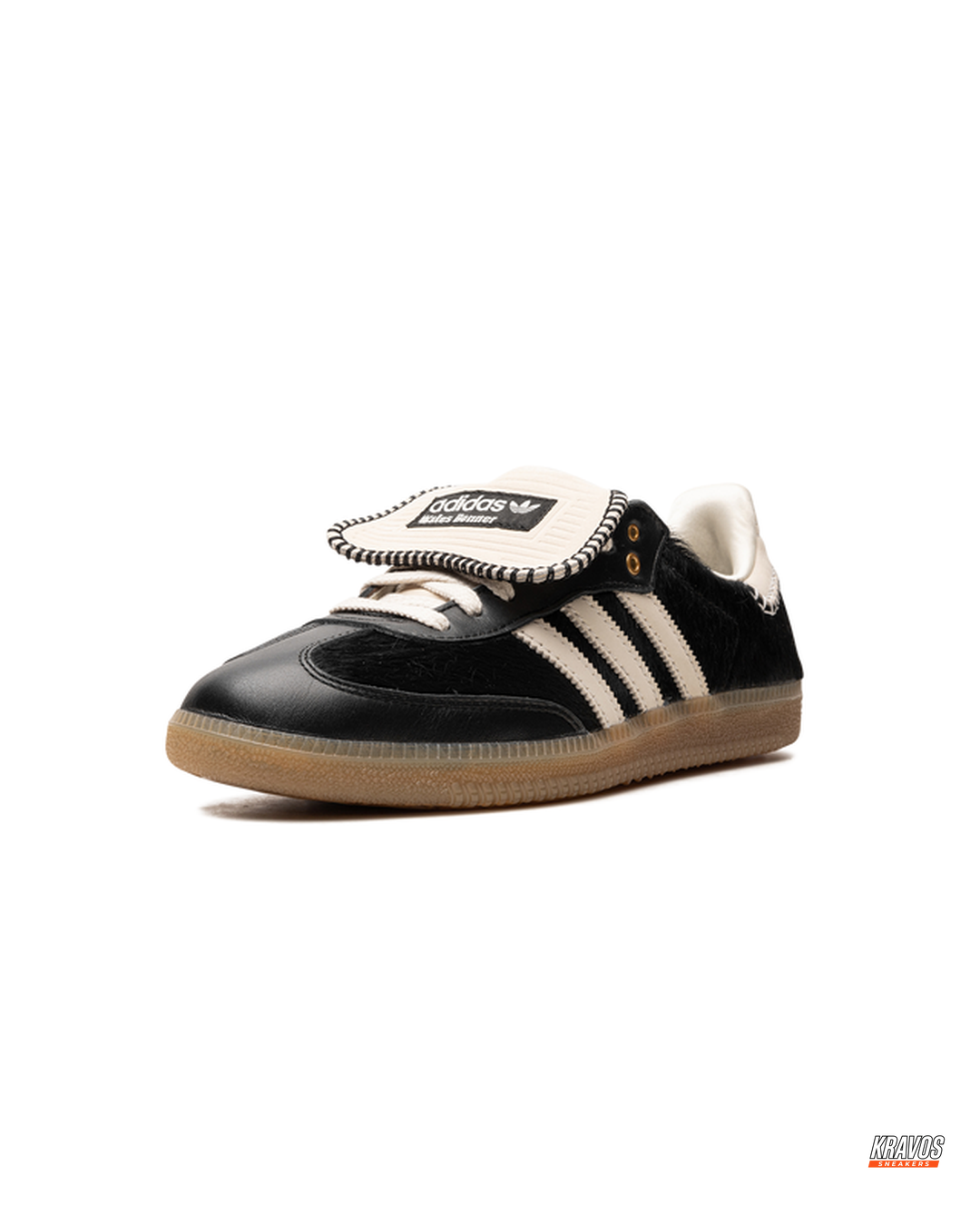 AD Leather Crochet-Tongue Terrace Trainer