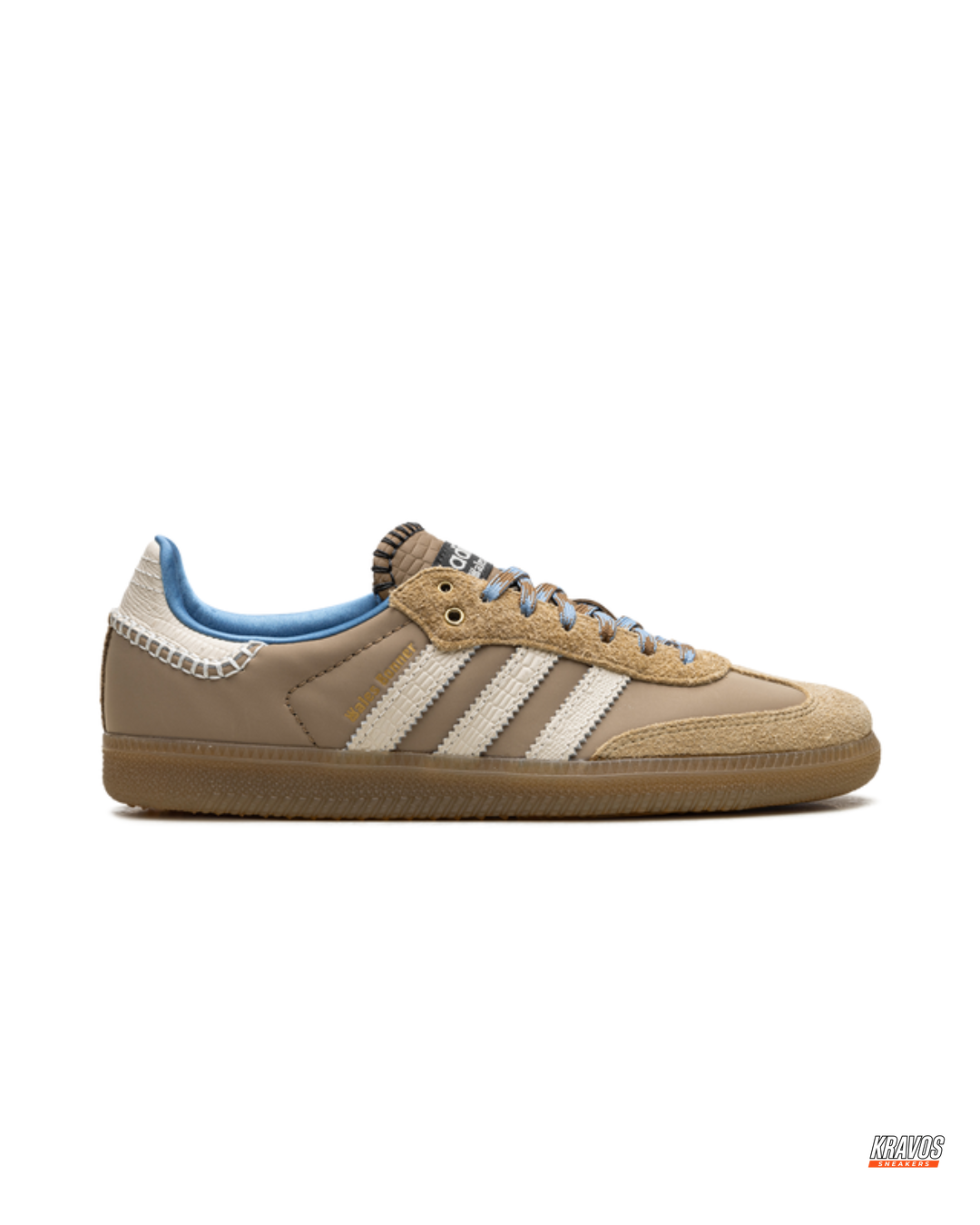AD Leather Crochet-Tongue Terrace Trainer