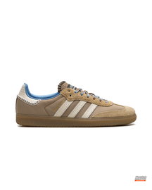 AD Leather Crochet-Tongue Terrace Trainer Khaki Cream Gum #khakicreamgum