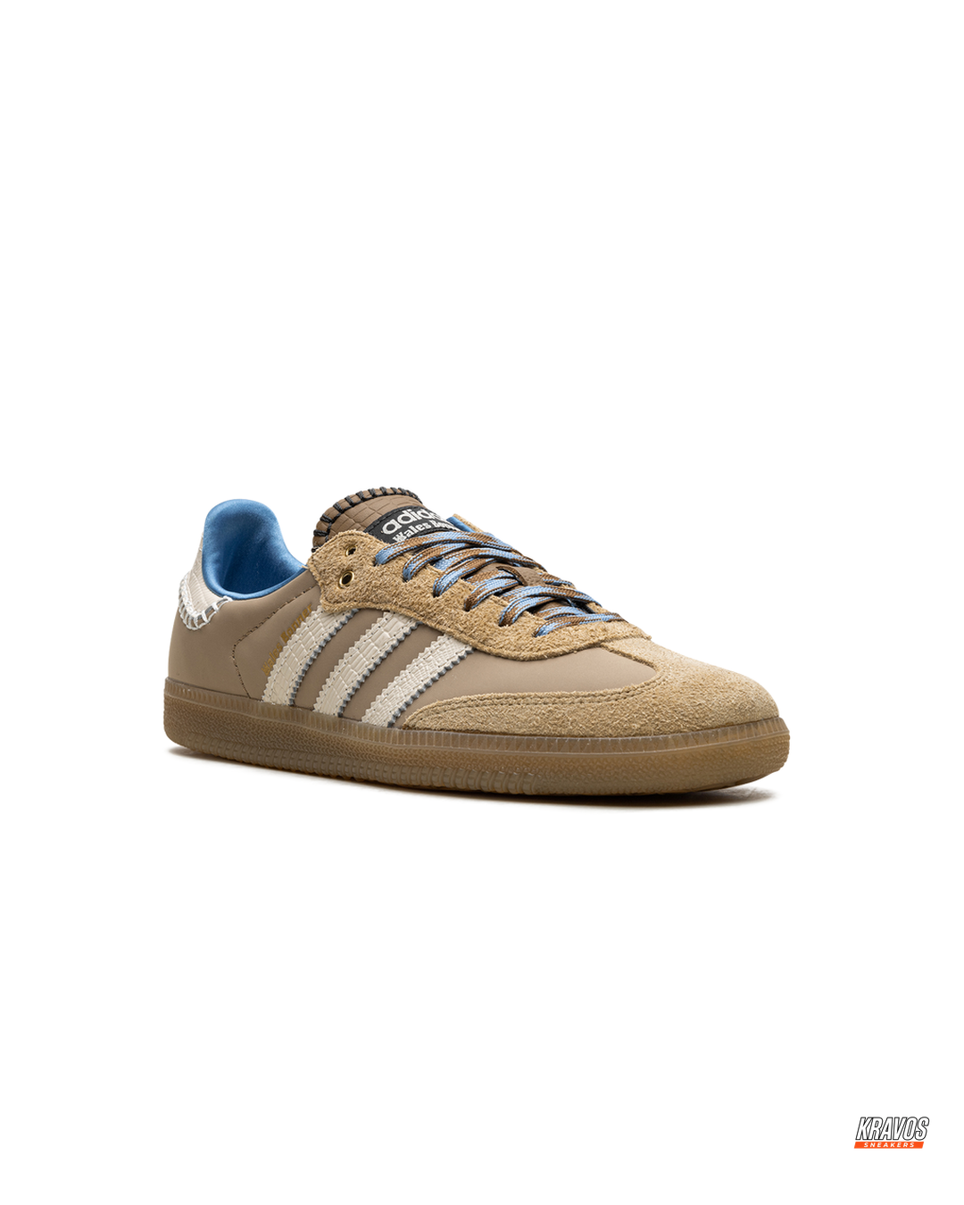 AD Leather Crochet-Tongue Terrace Trainer
