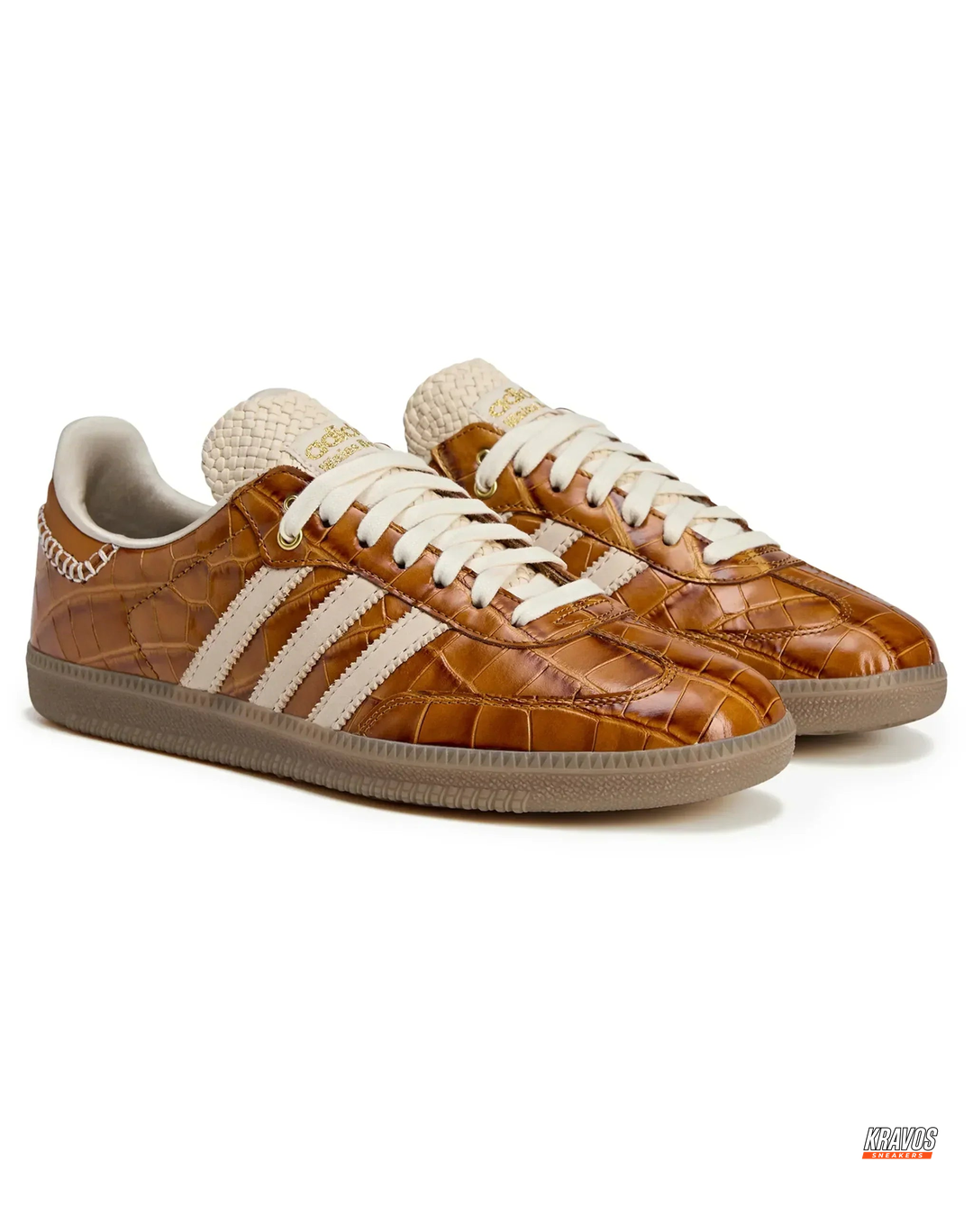 AD Leather Crochet-Tongue Terrace Trainer