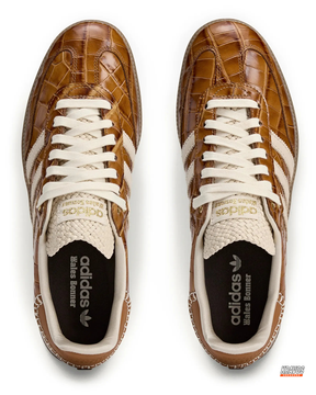AD Leather Crochet-Tongue Terrace Trainer