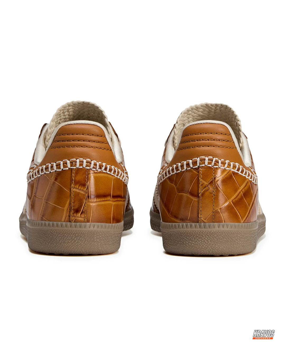 AD Leather Crochet-Tongue Terrace Trainer