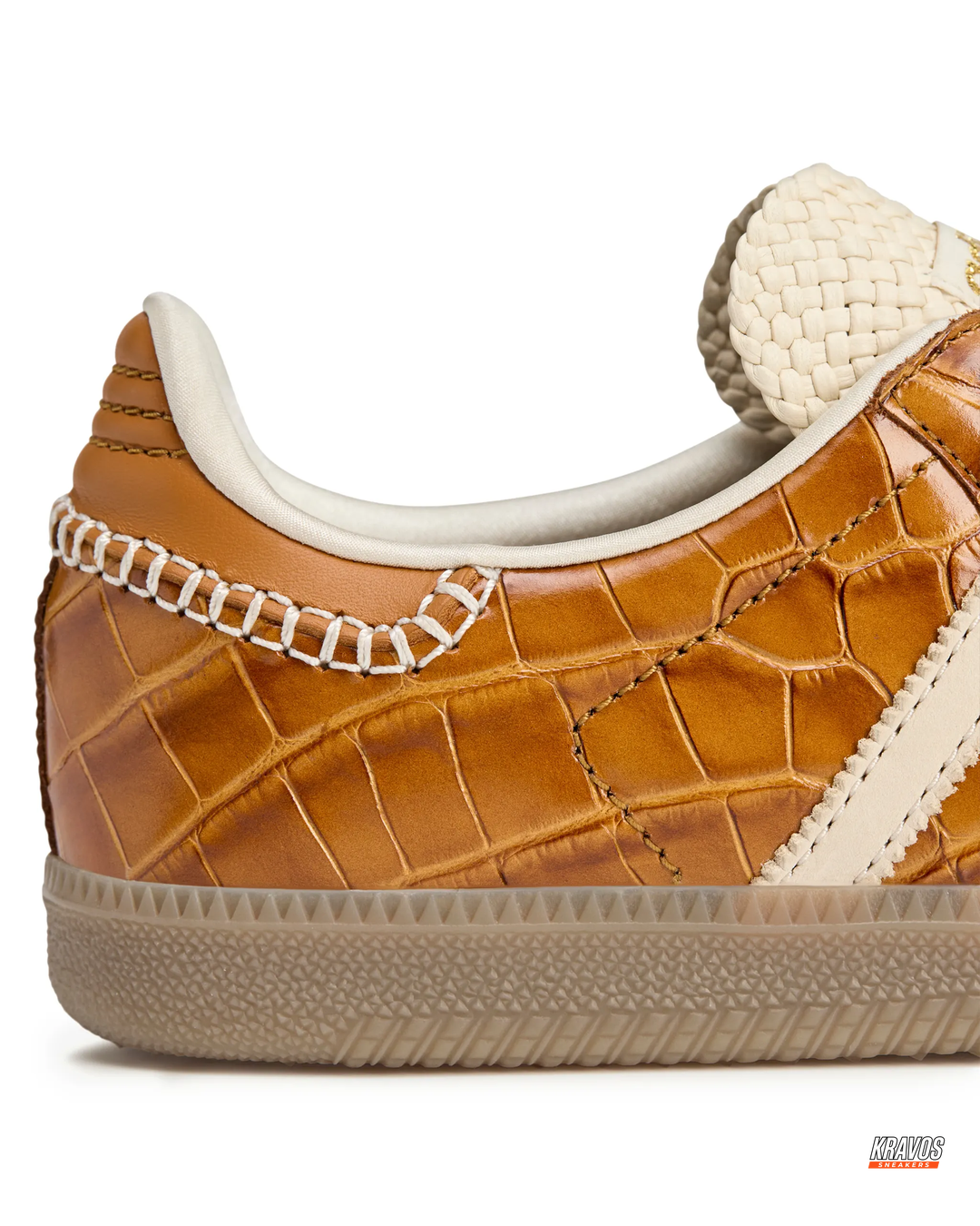 AD Leather Crochet-Tongue Terrace Trainer