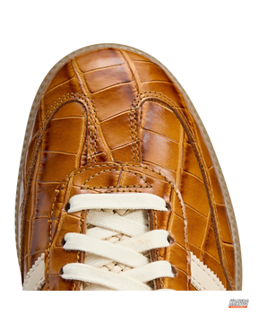 AD Leather Crochet-Tongue Terrace Trainer