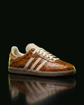 AD Leather Crochet-Tongue Terrace Trainer