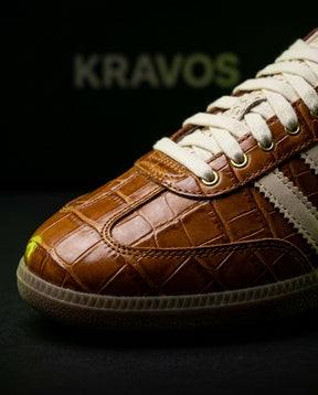 AD Leather Crochet-Tongue Terrace Trainer