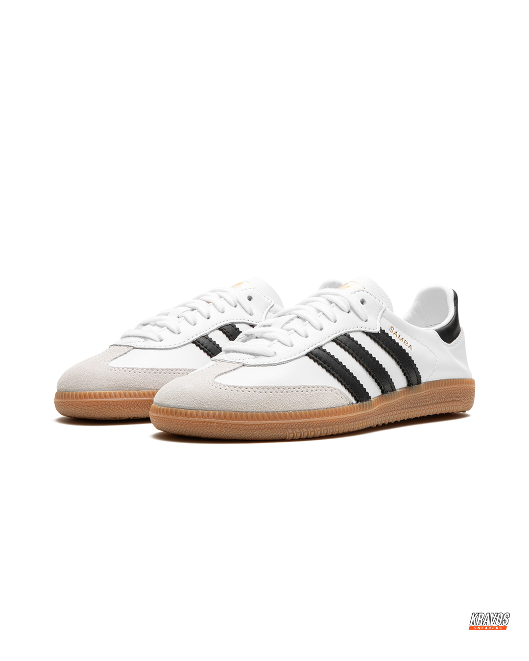 AD Leather Deconstructed Gum-Sole Trainer