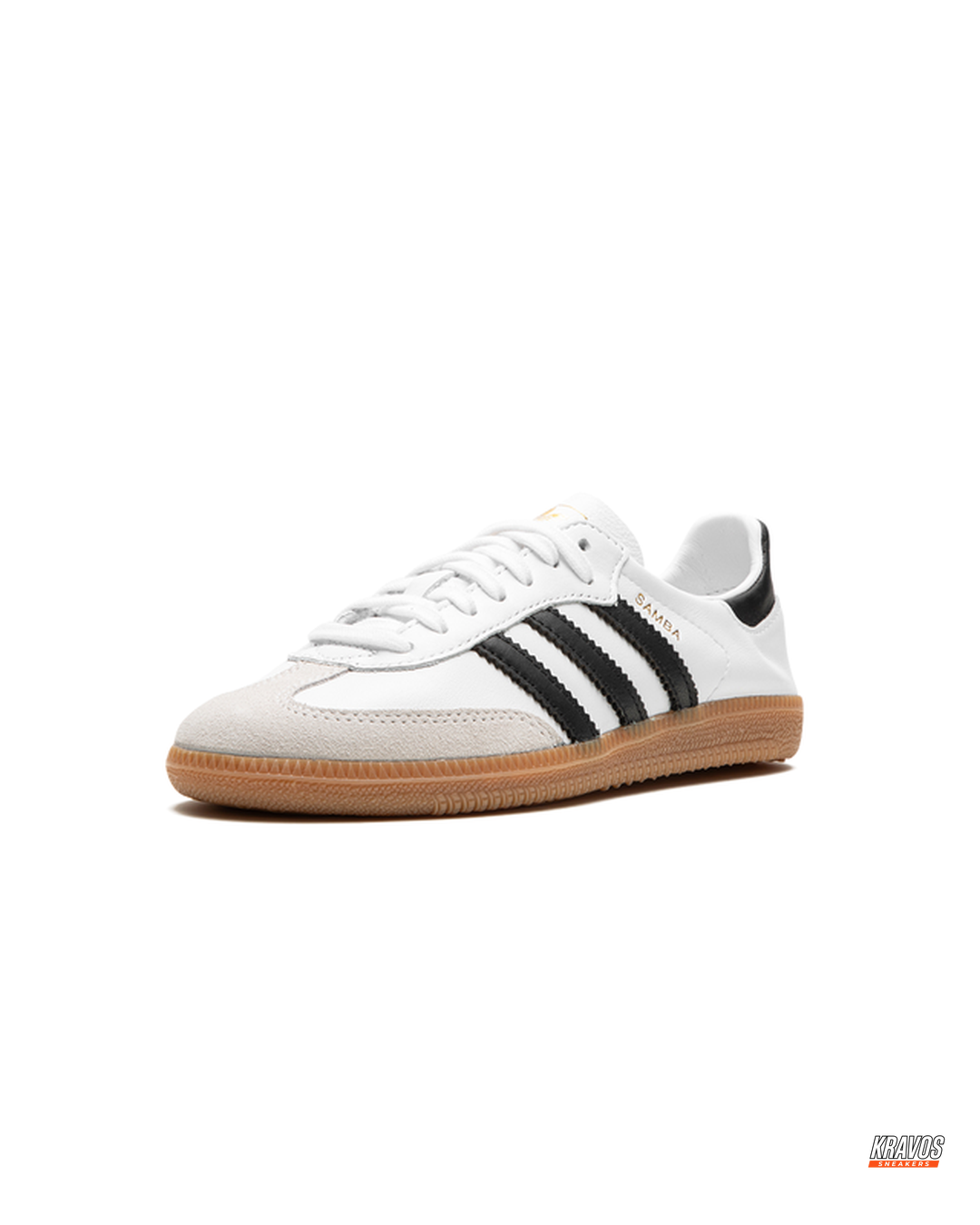AD Leather Deconstructed Gum-Sole Trainer