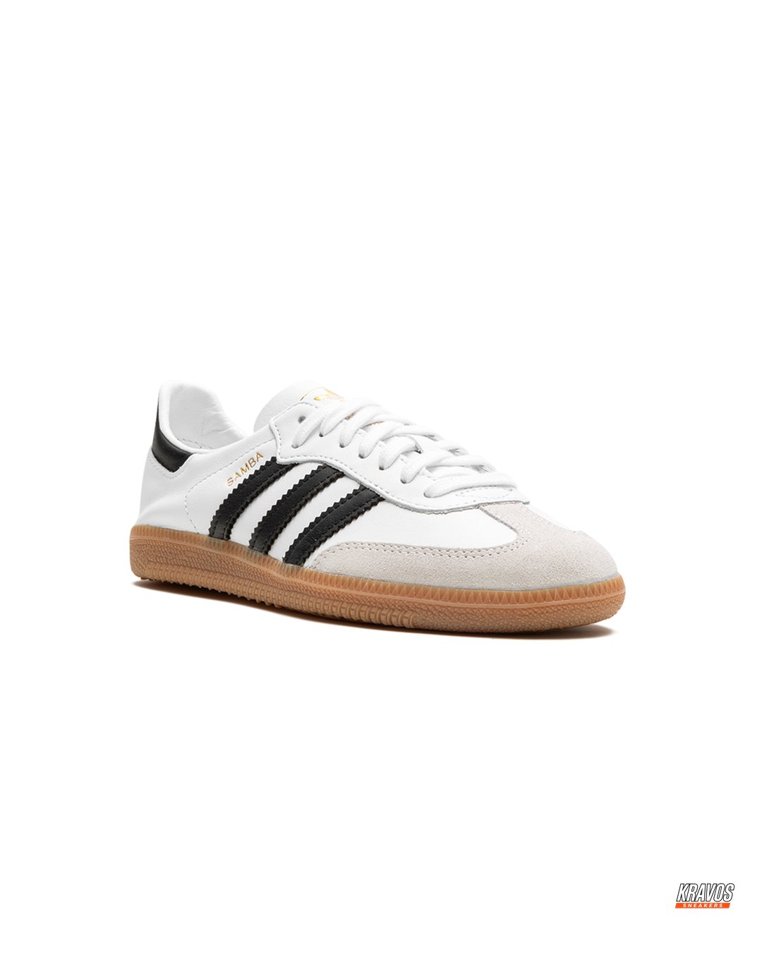 AD Leather Deconstructed Gum-Sole Trainer