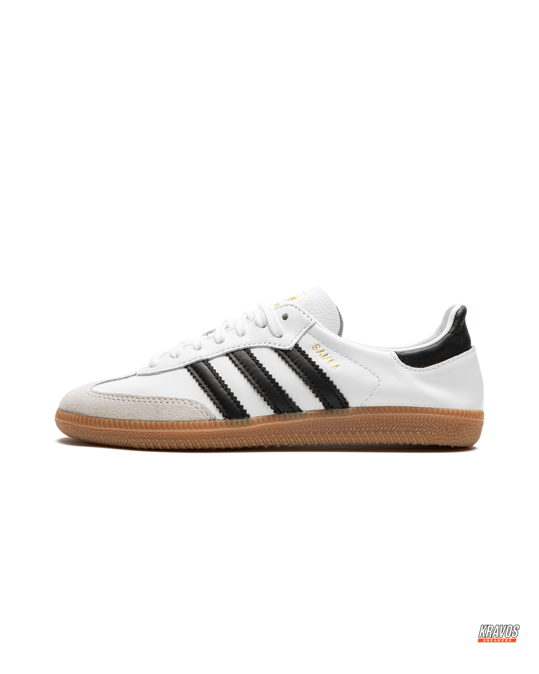 AD Leather Deconstructed Gum-Sole Trainer