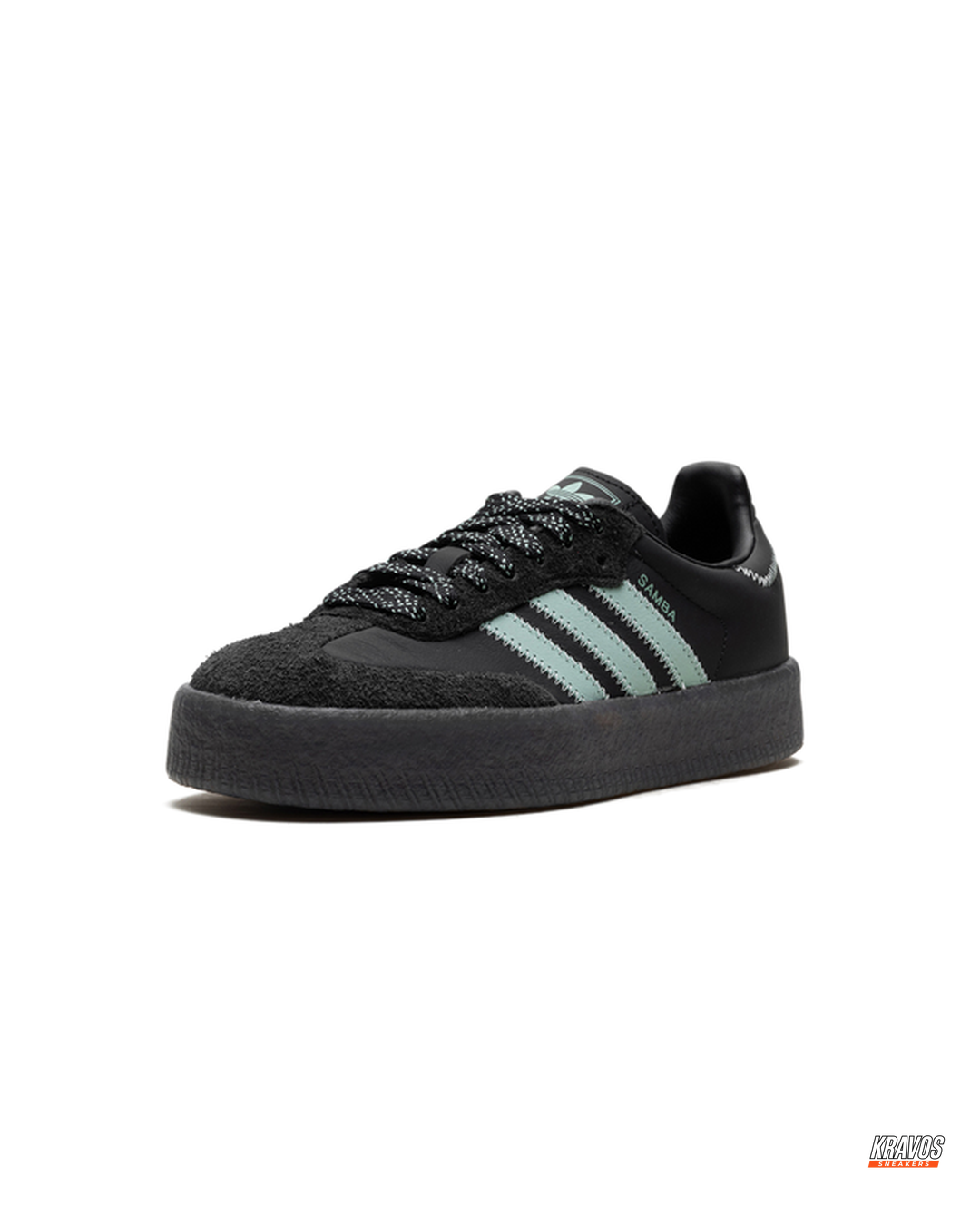 AD Leather Gum-Sole Platform Trainer
