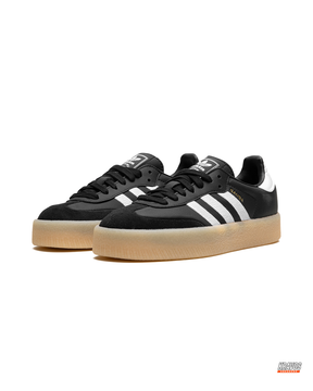 AD Leather Gum-Sole Platform Trainer