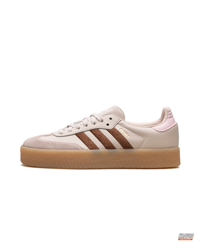 AD Leather Gum-Sole Platform Trainer