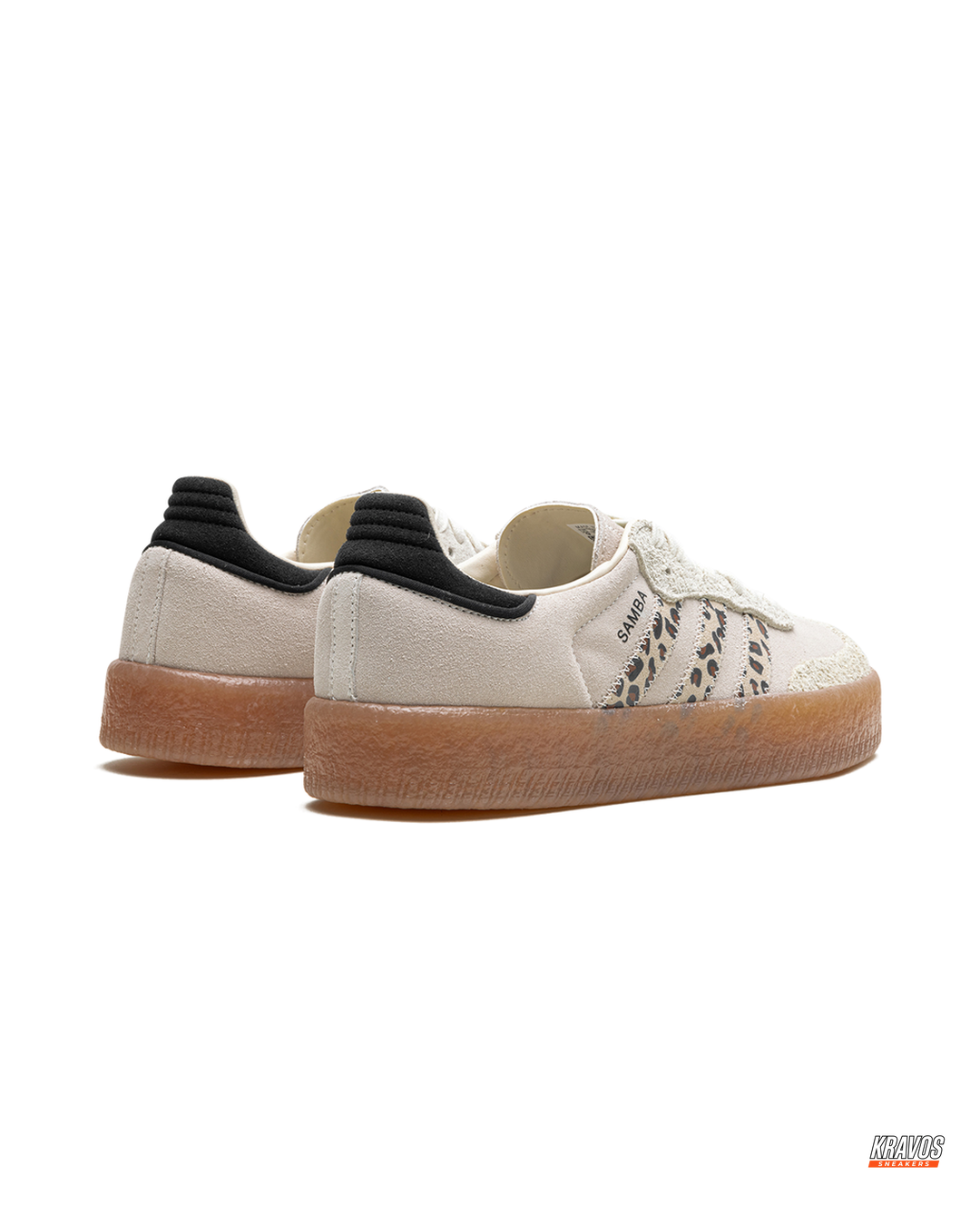 AD Leather Gum-Sole Platform Trainer