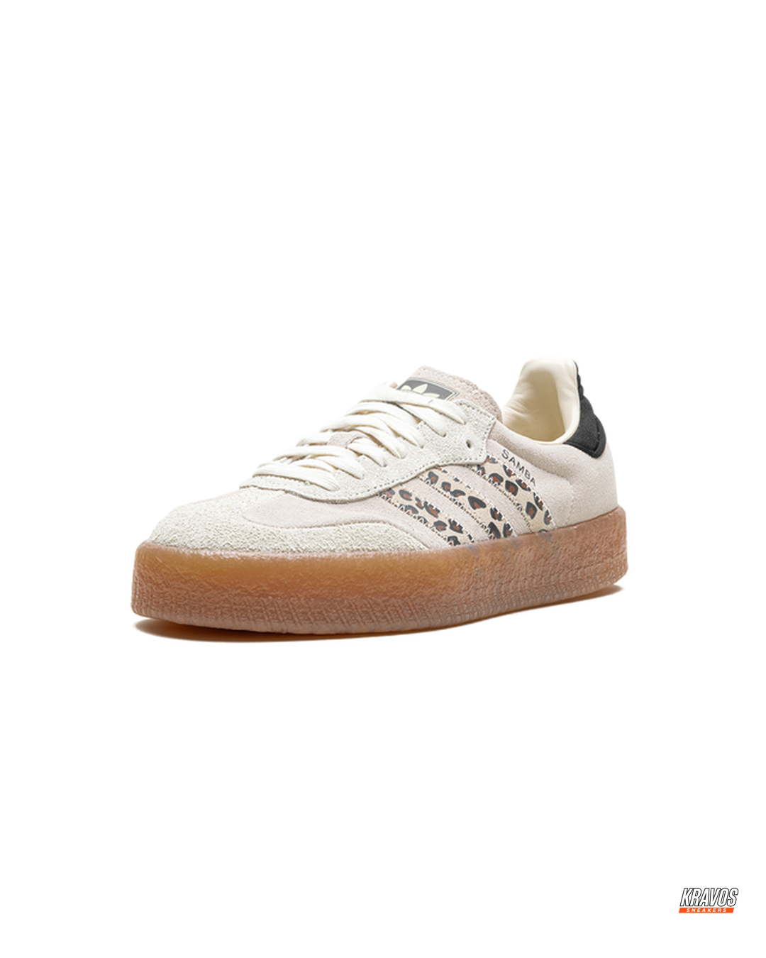 AD Leather Gum-Sole Platform Trainer