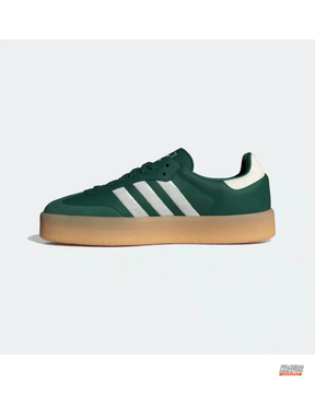 AD Leather Gum-Sole Platform Trainer