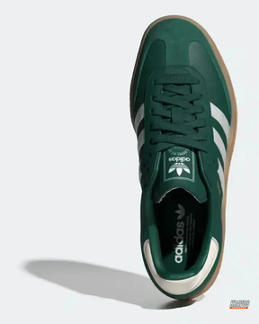 AD Leather Gum-Sole Platform Trainer