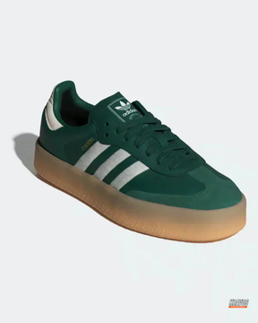 AD Leather Gum-Sole Platform Trainer
