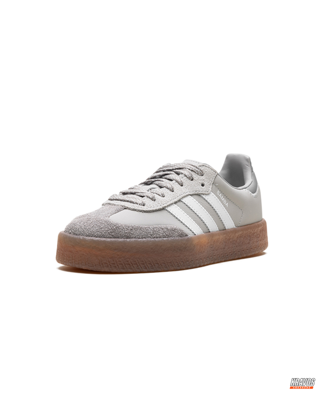 AD Leather Gum-Sole Platform Trainer