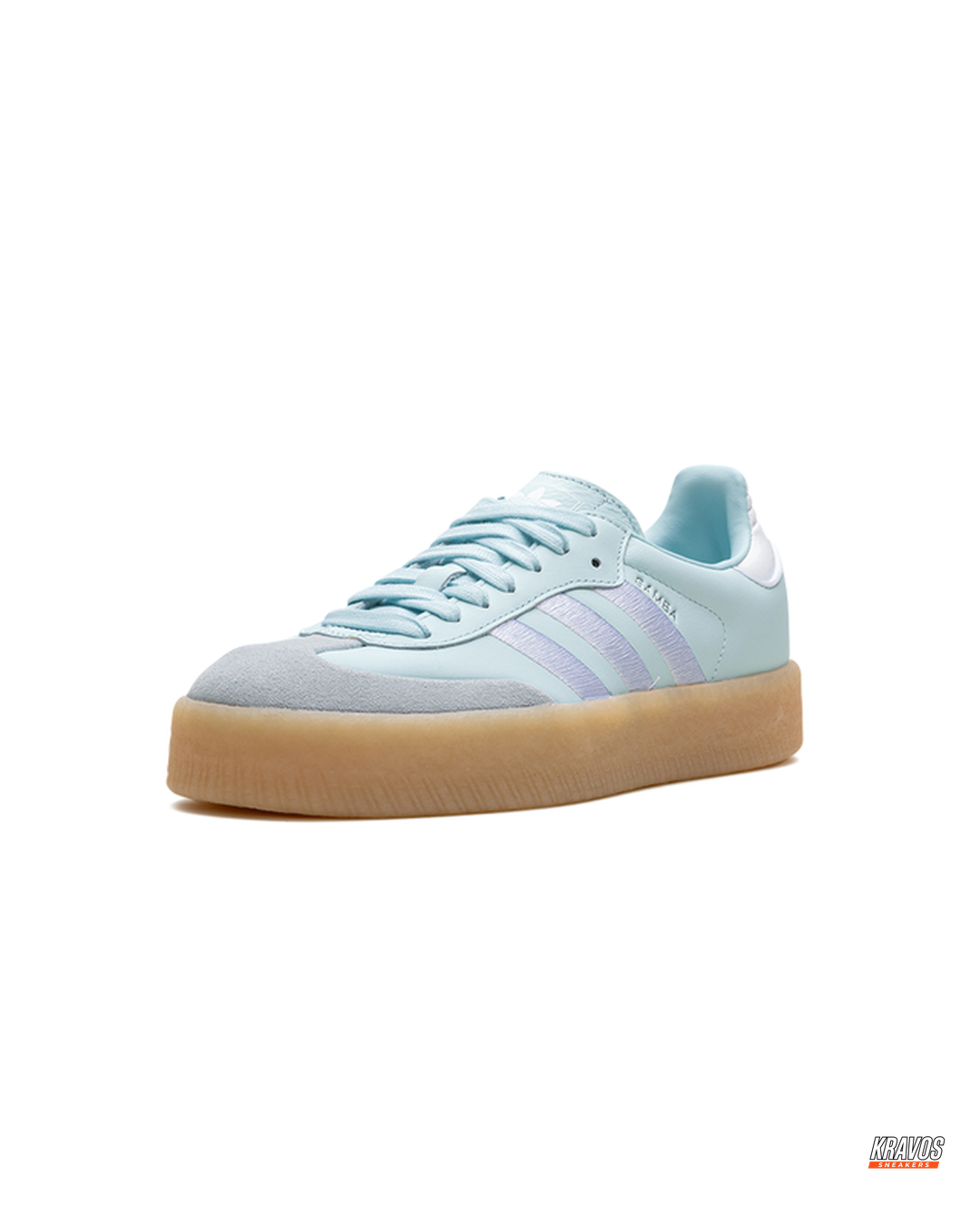 AD Leather Gum-Sole Platform Trainer
