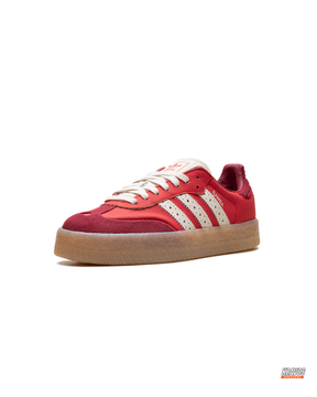 AD Leather Gum-Sole Platform Trainer