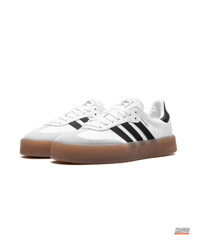 AD Leather Gum-Sole Platform Trainer
