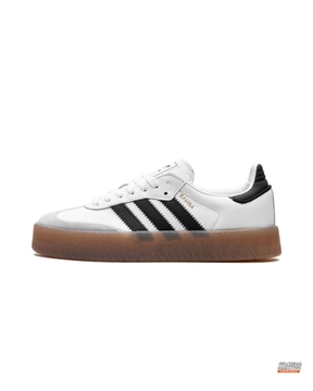 AD Leather Gum-Sole Platform Trainer