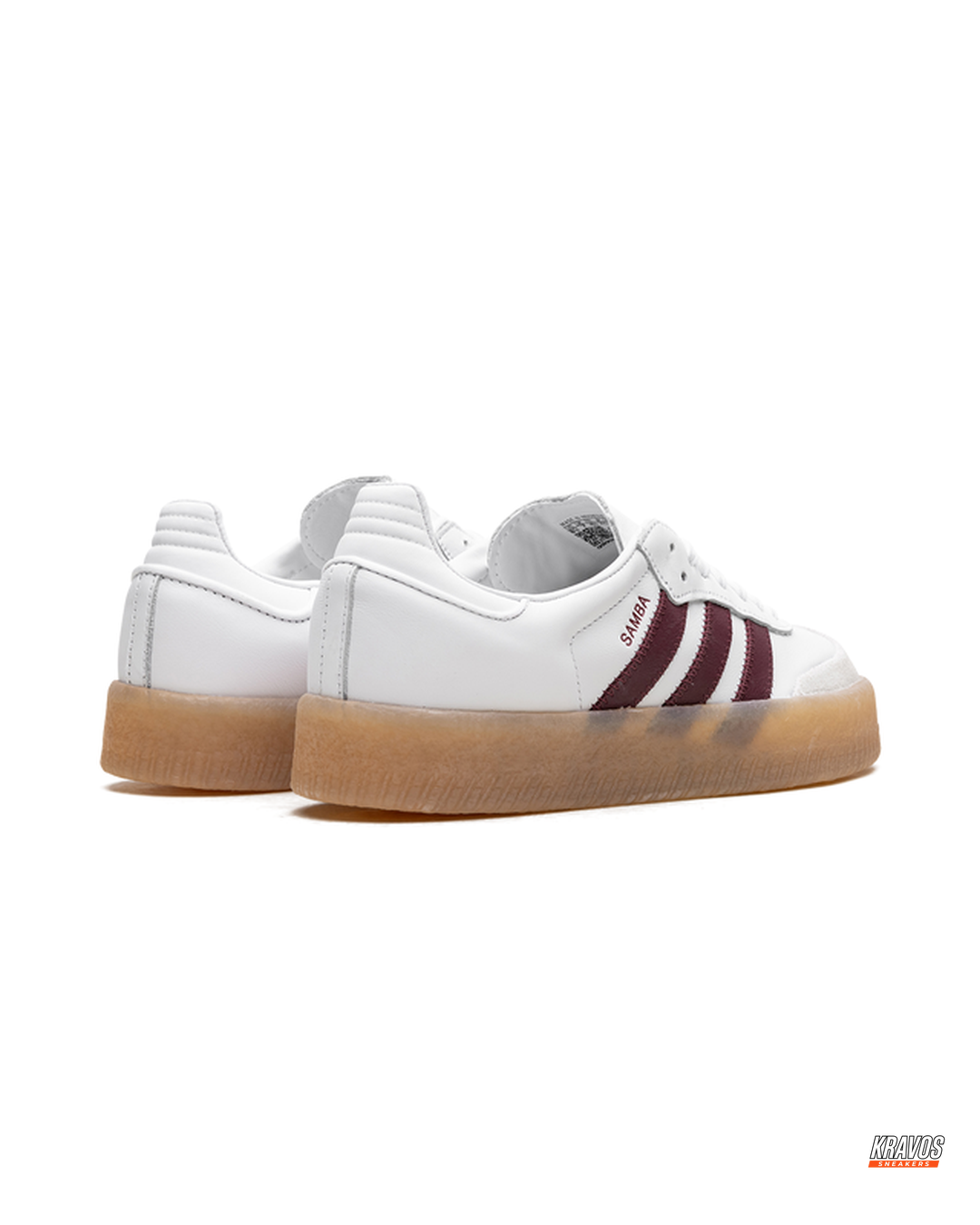 AD Leather Gum-Sole Platform Trainer