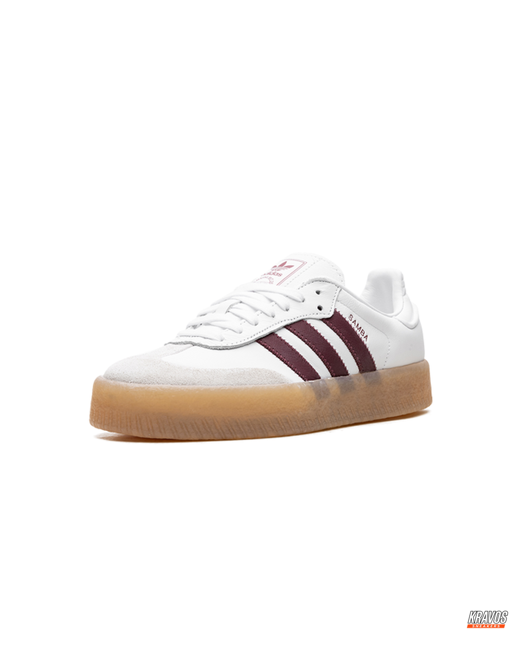 AD Leather Gum-Sole Platform Trainer