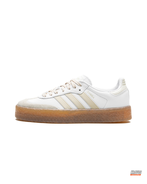 AD Leather Gum-Sole Platform Trainer