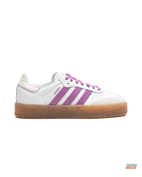 AD Leather Gum-Sole Platform Trainer