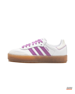 AD Leather Gum-Sole Platform Trainer