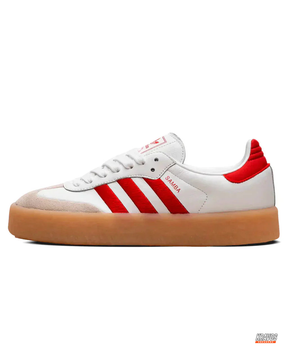 AD Leather Gum-Sole Platform Trainer