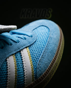 AD Leather Gum-Sole Terrace Trainer Mixed Blue White Gum