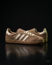 AD Leather Gum-Sole Terrace Trainer Brown Brown Cream Gum